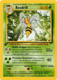 Versión de la carta en Base Set