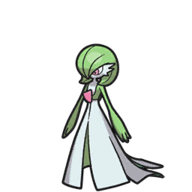 Icono de Gardevoir en Pokémon Escarlata y Púrpura
