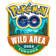 Logo de Área Silvestre de Pokémon GO en Fukuoka, Japón