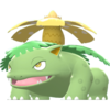 Imagen de Venusaur variocolor hembra en Pokémon Diamante Brillante y Pokémon Perla Reluciente