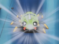 Spinarak usando disparo demora.