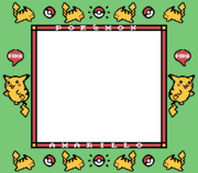 Marco de Pokémon Amarillo