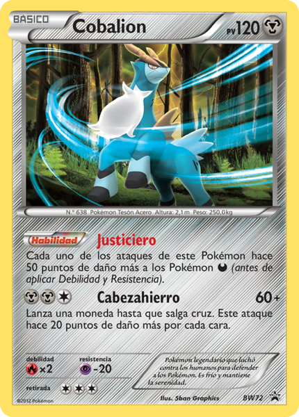 Archivo:Cobalion (BW Promo 72 TCG).png