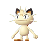 Imagen de Meowth en Pokémon: Let's Go, Pikachu! y Pokémon: Let's Go, Eevee!