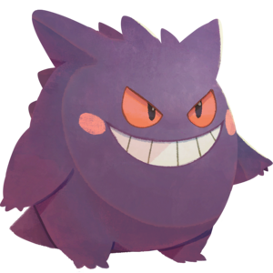 Gengar en Pokémon Café ReMix.