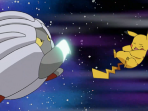 Shelgon usando garra dragón.