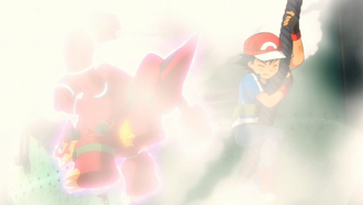 Volcanion usando neblina.