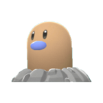 Imagen de Diglett variocolor en Pokémon Diamante Brillante y Pokémon Perla Reluciente