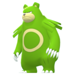 Imagen de Ursaring variocolor hembra en Pokémon Diamante Brillante y Pokémon Perla Reluciente