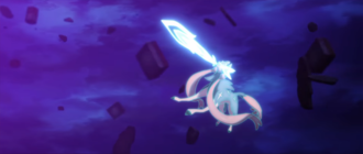 Zacian usando tajo supremo.