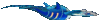 Imagen posterior de Kyogre primigenio en Pokémon Rubí Omega, Pokémon Zafiro Alfa, Pokémon Sol, Pokémon Luna, Pokémon Ultrasol y Pokémon Ultraluna