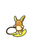 Icono de Raichu de Alola en Pokémon Escarlata y Púrpura