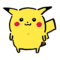 Pegatina Pikachu GO.png