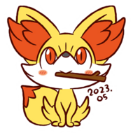 Pegatina Fennekin CD 4 GO.png