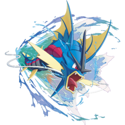 Ilustración de Mega-Gyarados