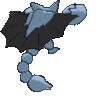 Imagen posterior de Gliscor variocolor en Pokémon X, Pokémon Y, Pokémon Rubí Omega, Pokémon Zafiro Alfa, Pokémon Sol, Pokémon Luna, Pokémon Ultrasol y Pokémon Ultraluna