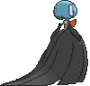 Imagen posterior de Mega-Gardevoir variocolor en Pokémon X, Pokémon Y, Pokémon Rubí Omega, Pokémon Zafiro Alfa, Pokémon Sol, Pokémon Luna, Pokémon Ultrasol y Pokémon Ultraluna