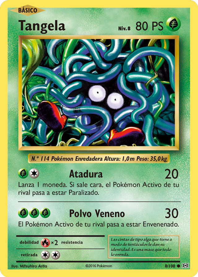 tangela pokemon card 1995 Pokemon - Tangela (66/102)