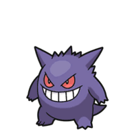 Icono de Gengar en Pokémon Escarlata y Púrpura