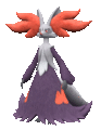 Imagen de Delphox en Pokémon Escarlata y Pokémon Púrpura