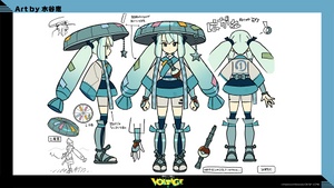 Arte conceptual de Hatsune Miku acero