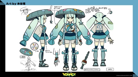 Arte conceptual de Hatsune Miku acero