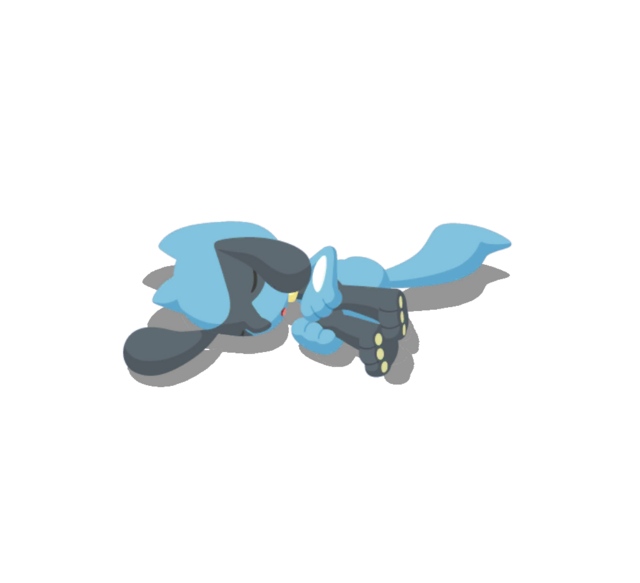 Archivo:Riolu abrazarrodillas Sleep.png - WikiDex, la enciclopedia Pokémon
