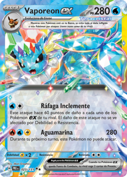 Carta de Vaporeon