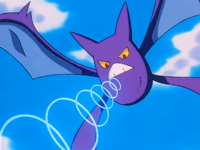 Crobat usando supersónico.