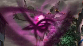 Darkrai usando pulso umbrío.