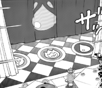 Botones para la prueba del Gimnasio Pokémon.