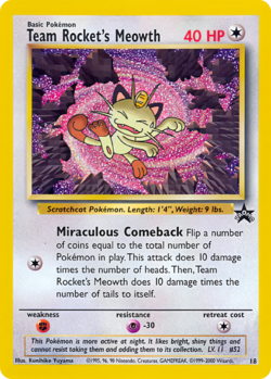 Team Rocket's Meowth (WoTC Promo TCG) - WikiDex, la enciclopedia