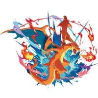 Ilustración de Mega-Charizard Y