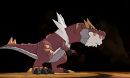 Tyrantrum, nuevo Pokémon de tipo roca/dragón, evolución de Tyrunt.