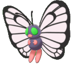Imagen de Butterfree variocolor macho en Pokémon Espada y Pokémon Escudo