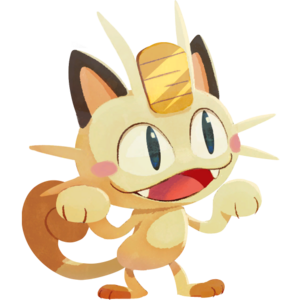 Meowth en Pokémon Café ReMix.