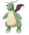 Imagen de Dragonite variocolor en Pokémon Espada y Pokémon Escudo
