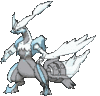 Imagen de Kyurem blanco inactivo en Pokémon X, Pokémon Y, Pokémon Rubí Omega, Pokémon Zafiro Alfa, Pokémon Sol, Pokémon Luna, Pokémon Ultrasol y Pokémon Ultraluna
