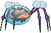 Imagen de Araquanid variocolor en Pokémon Sol, Pokémon Luna, Pokémon Ultrasol y Pokémon Ultraluna