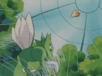 Scyther usando danza espada.