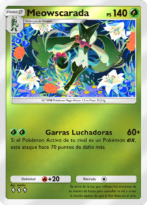Versión (054/353) holo paralela de la carta en Sobre Deluxe ex