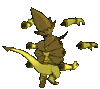 Imagen posterior de Hoopa desatado variocolor en Pokémon X, Pokémon Y, Pokémon Rubí Omega, Pokémon Zafiro Alfa, Pokémon Sol, Pokémon Luna, Pokémon Ultrasol y Pokémon Ultraluna