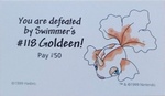 Tarjeta del Goldeen del nadador (1999)