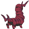 Imagen posterior de Scolipede en Pokémon X, Pokémon Y, Pokémon Rubí Omega, Pokémon Zafiro Alfa, Pokémon Sol, Pokémon Luna, Pokémon Ultrasol y Pokémon Ultraluna