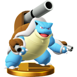 Trofeo de Mega-Blastoise en SSB4 para Wii U.