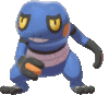 Imagen de Croagunk macho en Pokémon Espada y Pokémon Escudo