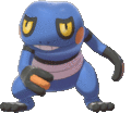 Imagen de Croagunk macho en Pokémon Espada y Pokémon Escudo