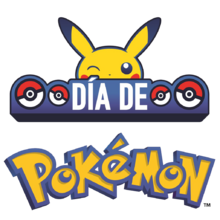 Logo del Día de Pokémon que se celebra cada año.