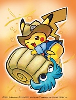 Pikachu Excavador y Omanyte
