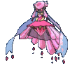 Imagen de Mega-Diancie variocolor en Pokémon Rubí Omega, Pokémon Zafiro Alfa, Pokémon Sol, Pokémon Luna, Pokémon Ultrasol y Pokémon Ultraluna